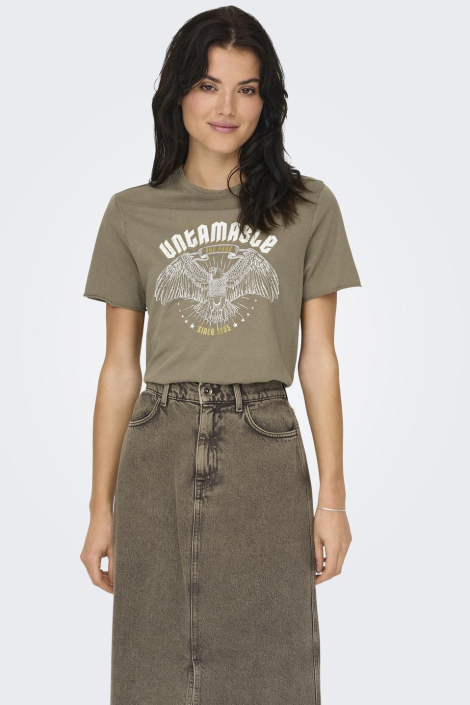 Only bruine dames t-shirt