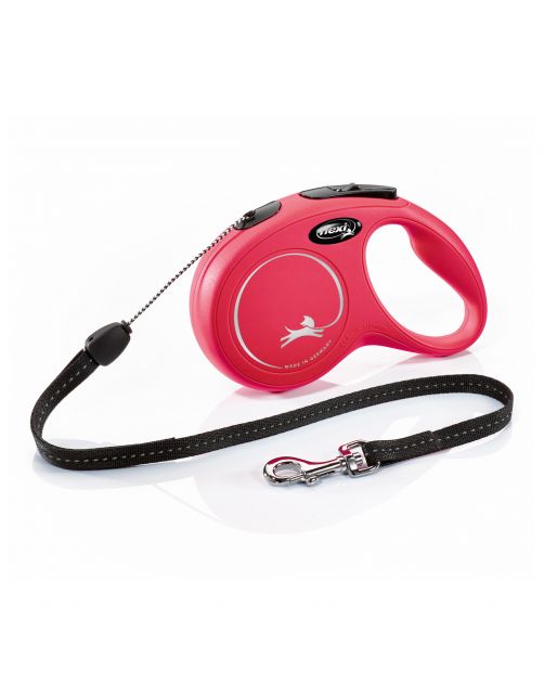 Flexi Rollijn Classic Koord S Rood - Hondenriem