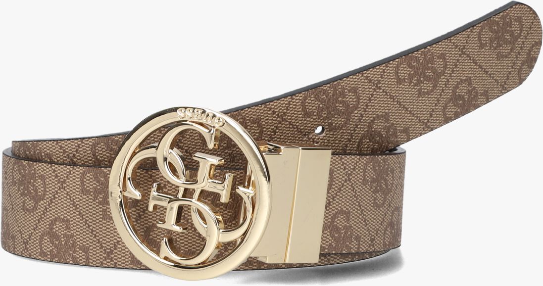 GUESS zwarte guess riem noelle reversible pant belt