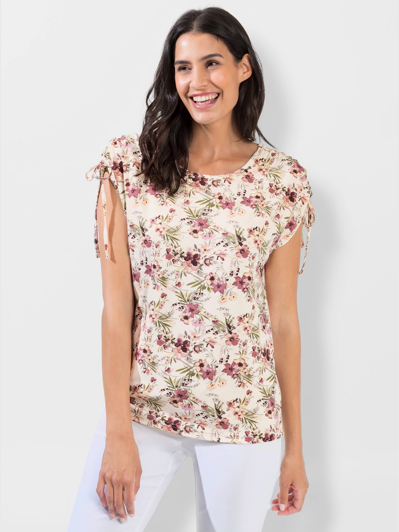 T-shirt imprimé viscose