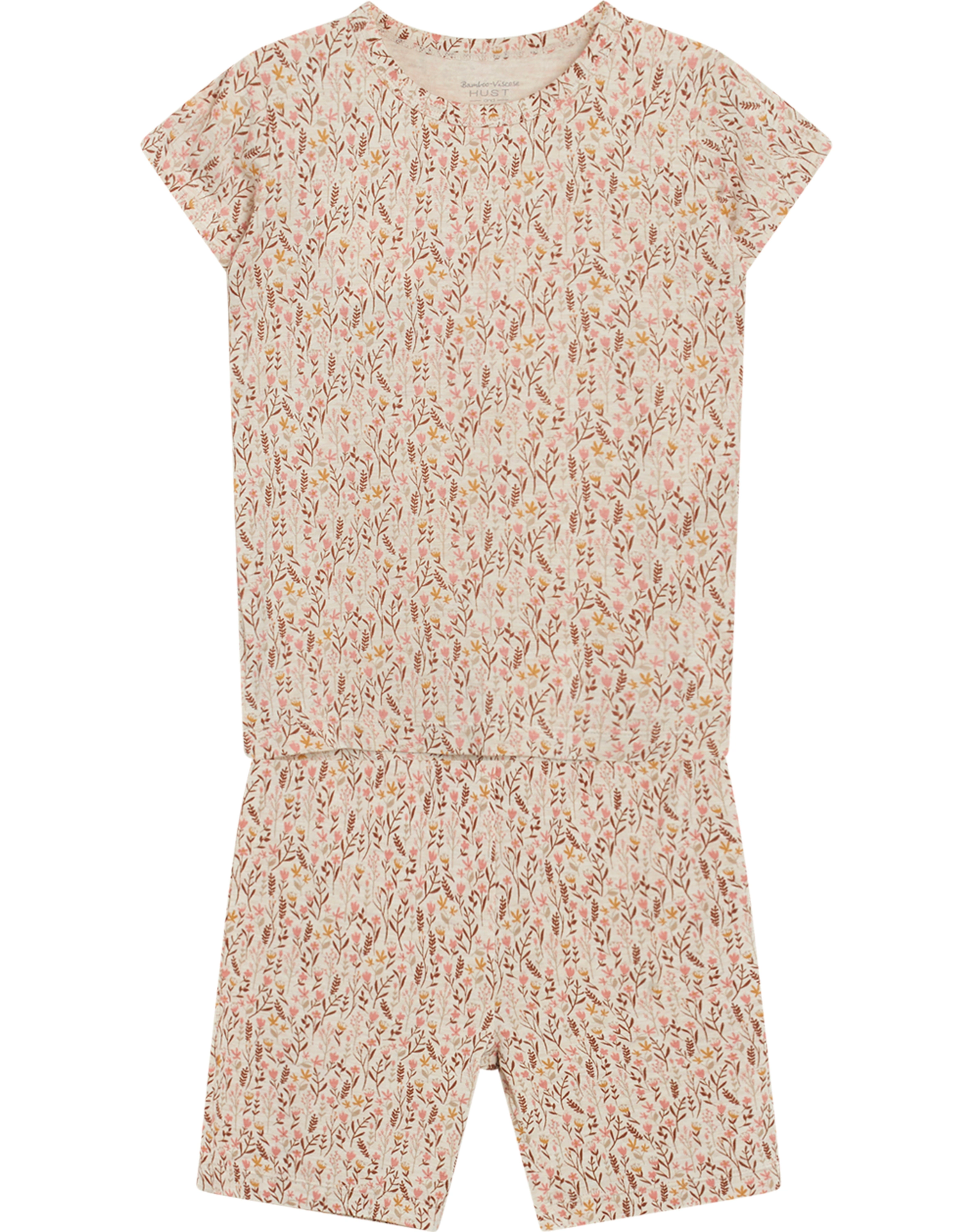 Schlafanzug FUN BO kurz in wheat melange