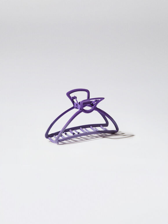 Presilha de cabelo simples - Violeta