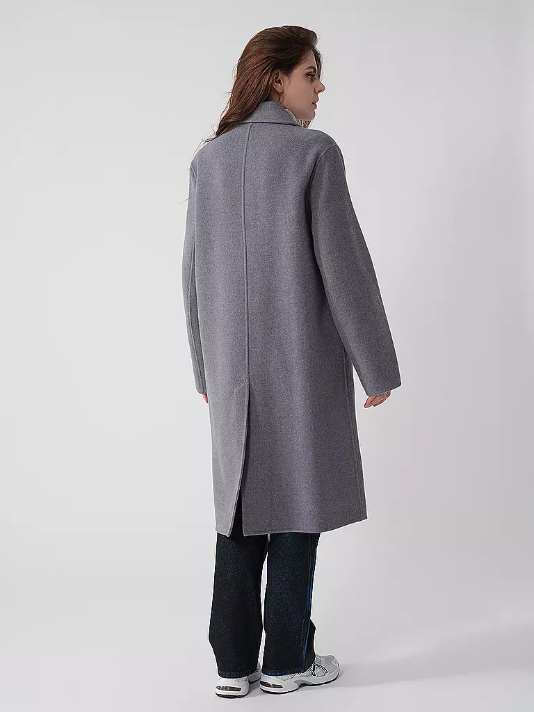 TORY BURCH Wollmantel grau