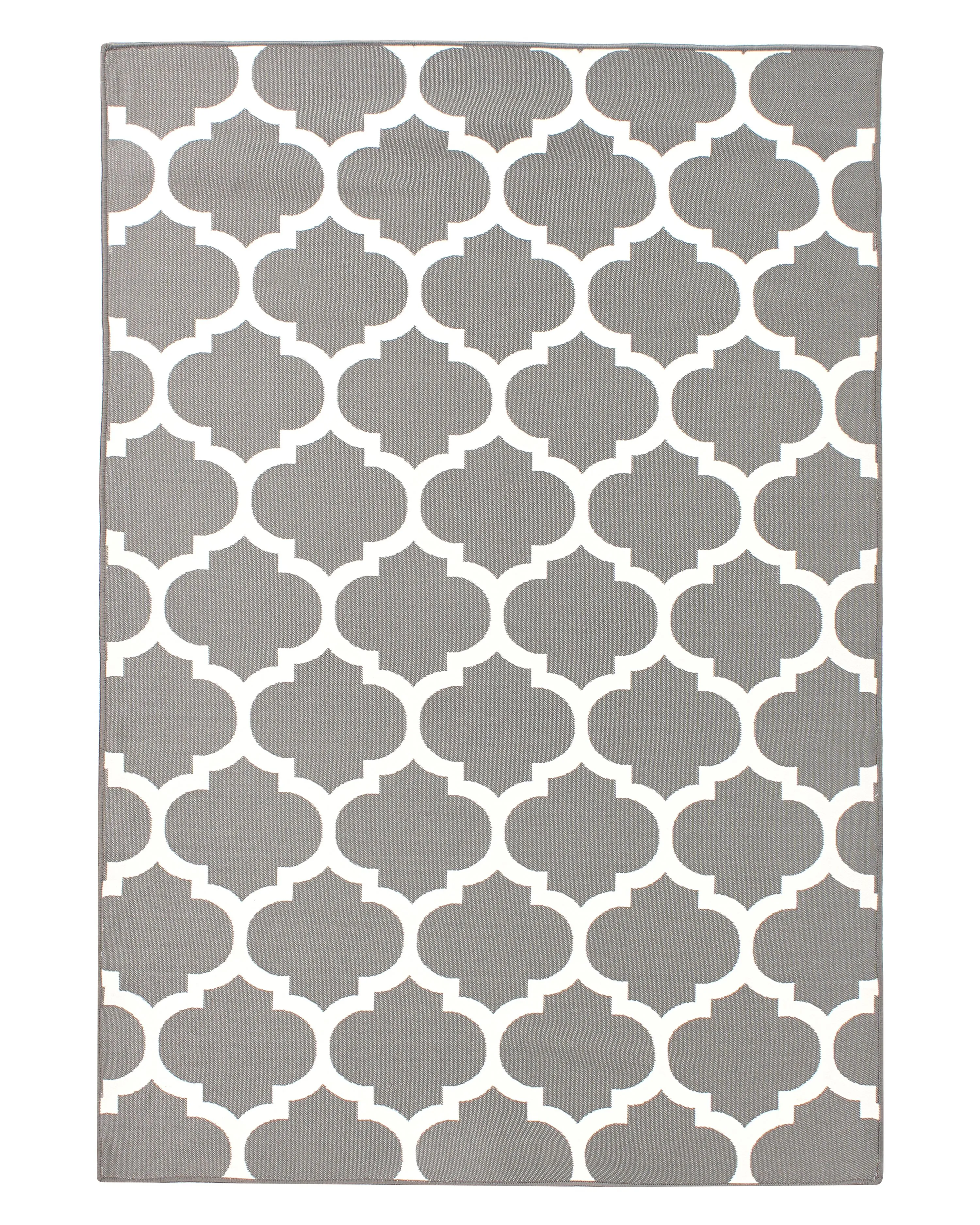 Tuintapijt AKSU Grijs 140 x 200 cm dubbelzijdig