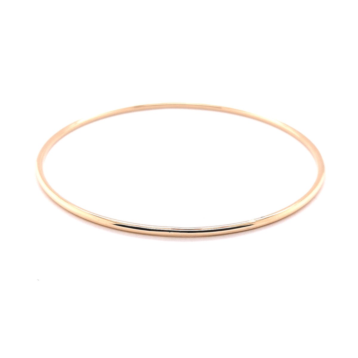 Bracelet jonc massif Brillaxis or jaune 750/10001.8 mm