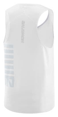 Débardeur Salomon Sense Aero Graphic Blanc Homme