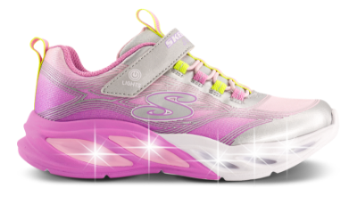 Skechers S-Lights Cosmic Glow Sneaker Sølv 303712L (27-36)