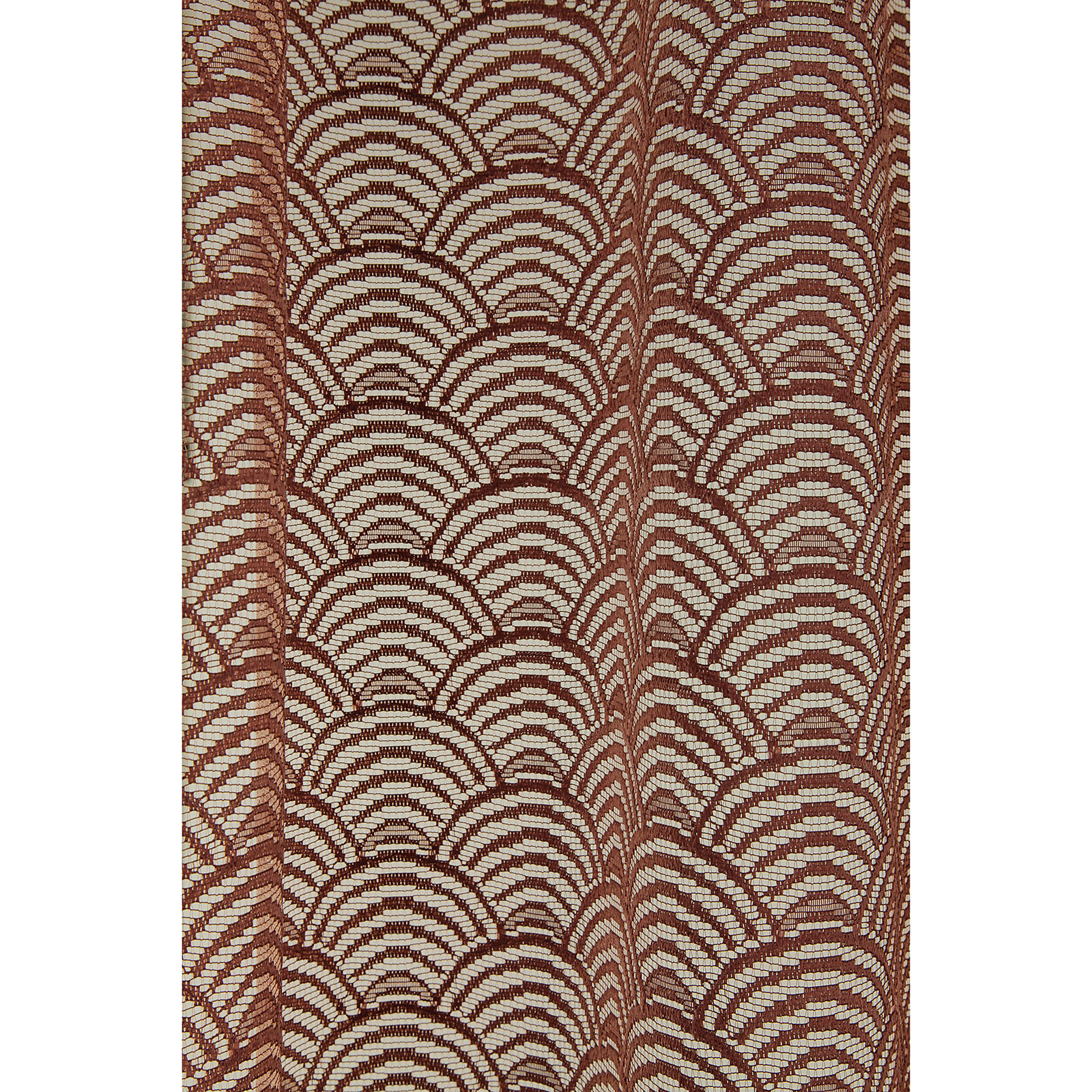 Schlaufenschal - braun - transparent - 140x245 cm