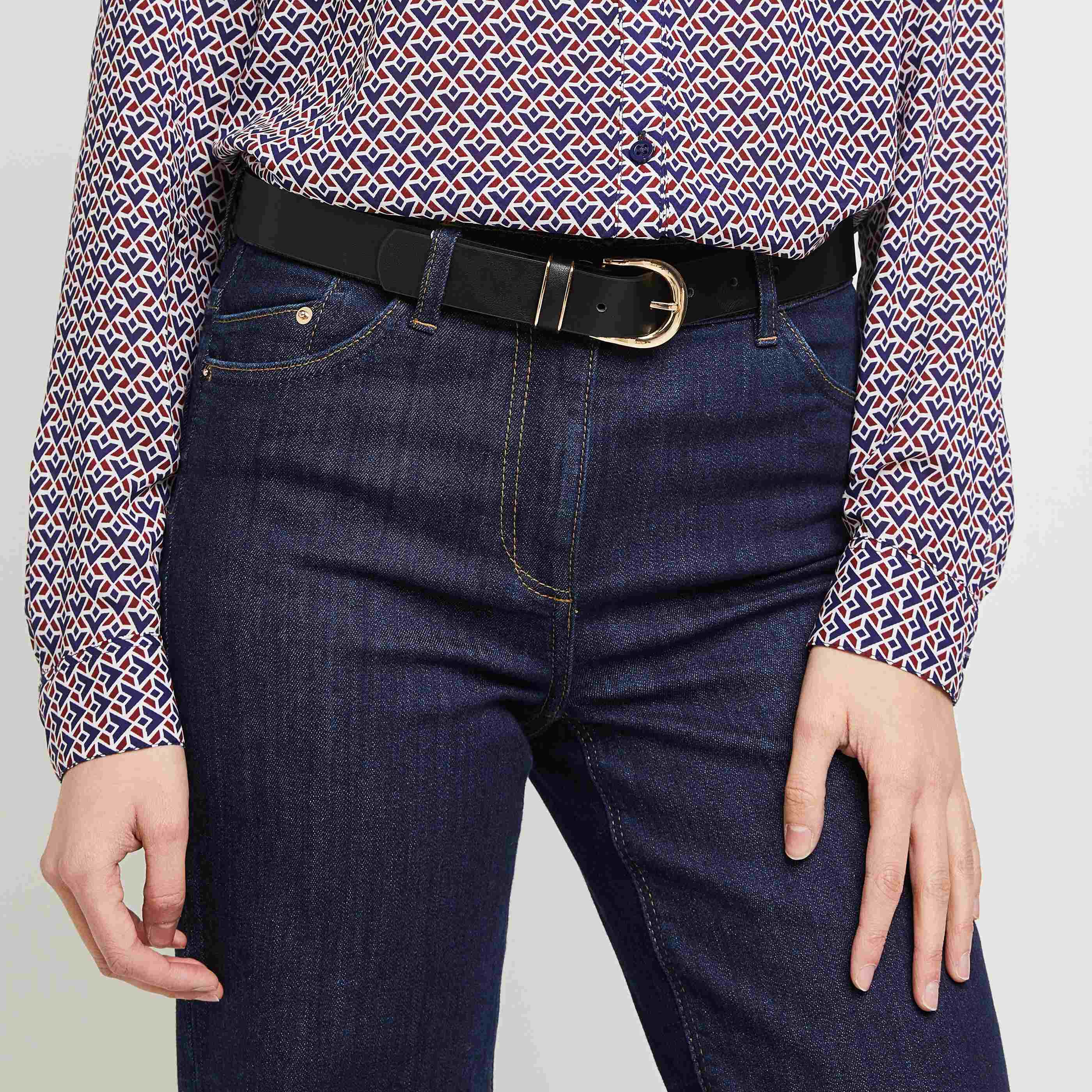 Ceinture Noire femme - NOIR