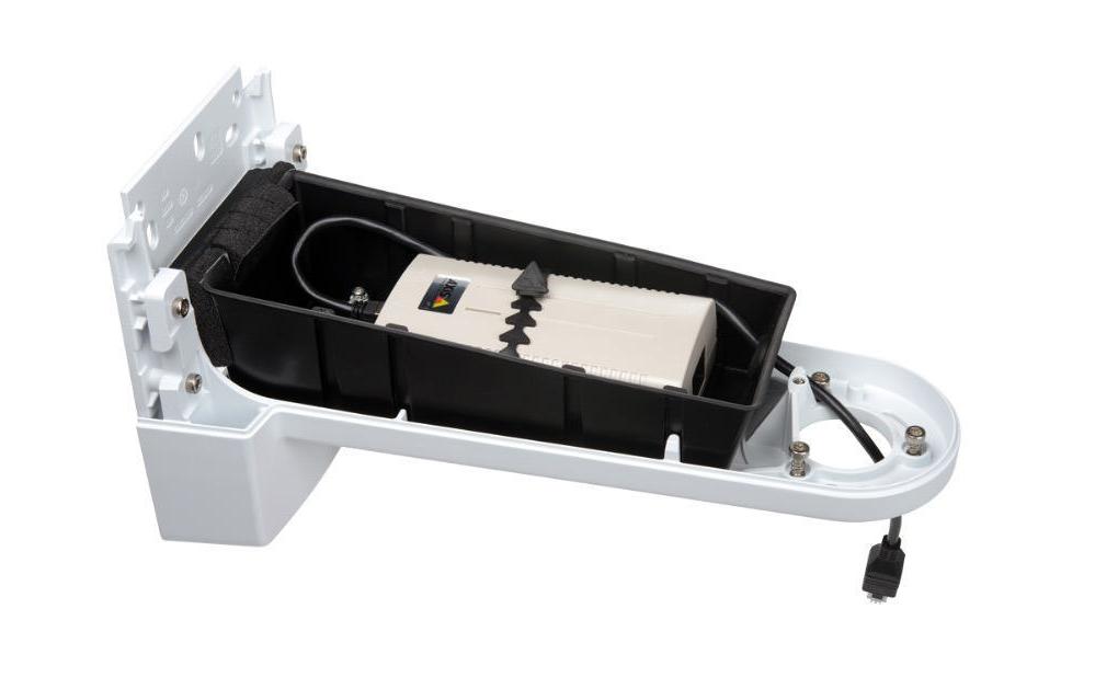 Wandhalterung T91G61 Weiss 1 Stück<br>Wandhalterung mit Schutzfunktion und Anschlussmöglichkeiten