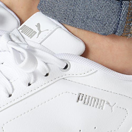 Baskets Femme Court Classy 395021 Puma White Puma Silver