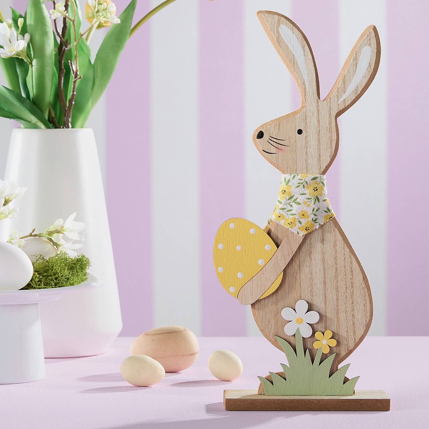 Holz-Hase, stehend