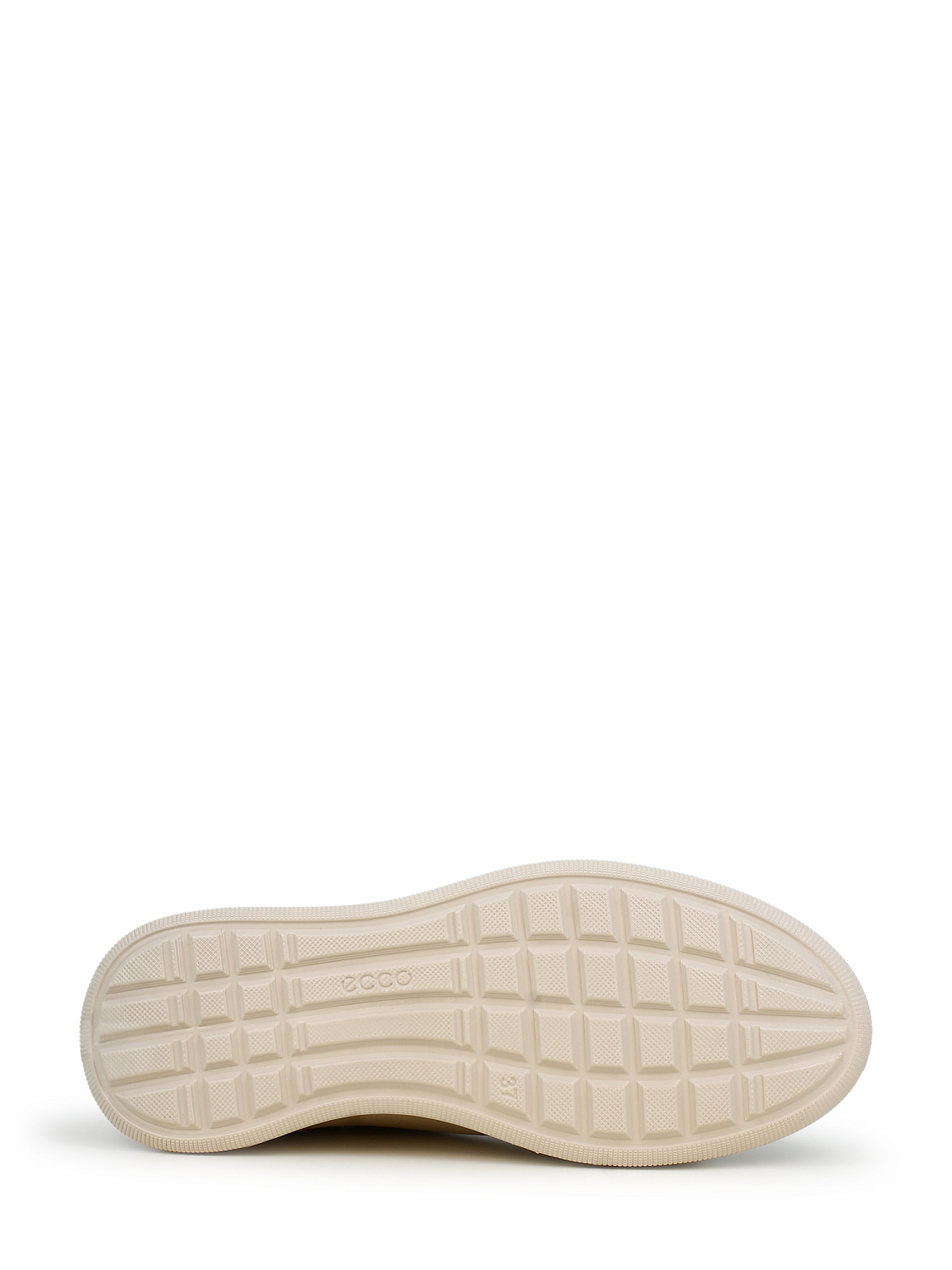 Ecco Move Beige Leather Sneakers