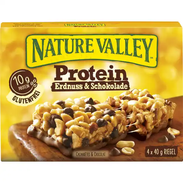 Protein Riegel Erdnuss & Schokolade