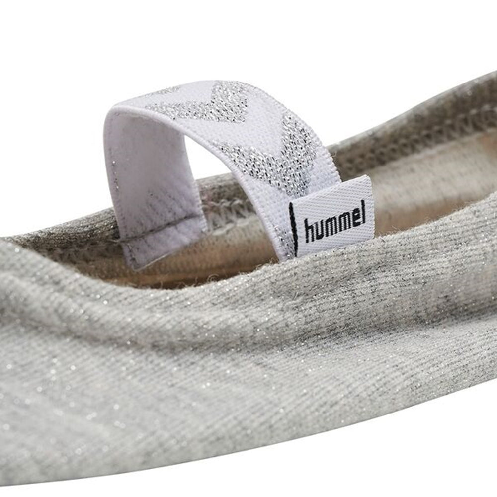 Gymnastiksko Silver Glitter - Hummel → Luksusbaby.dk