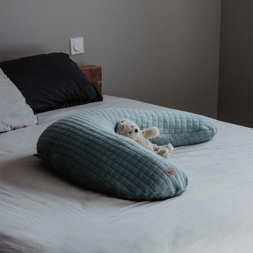 Coussin Big Flopsy™ Fleur de Coton Vert Sauge - BEABA