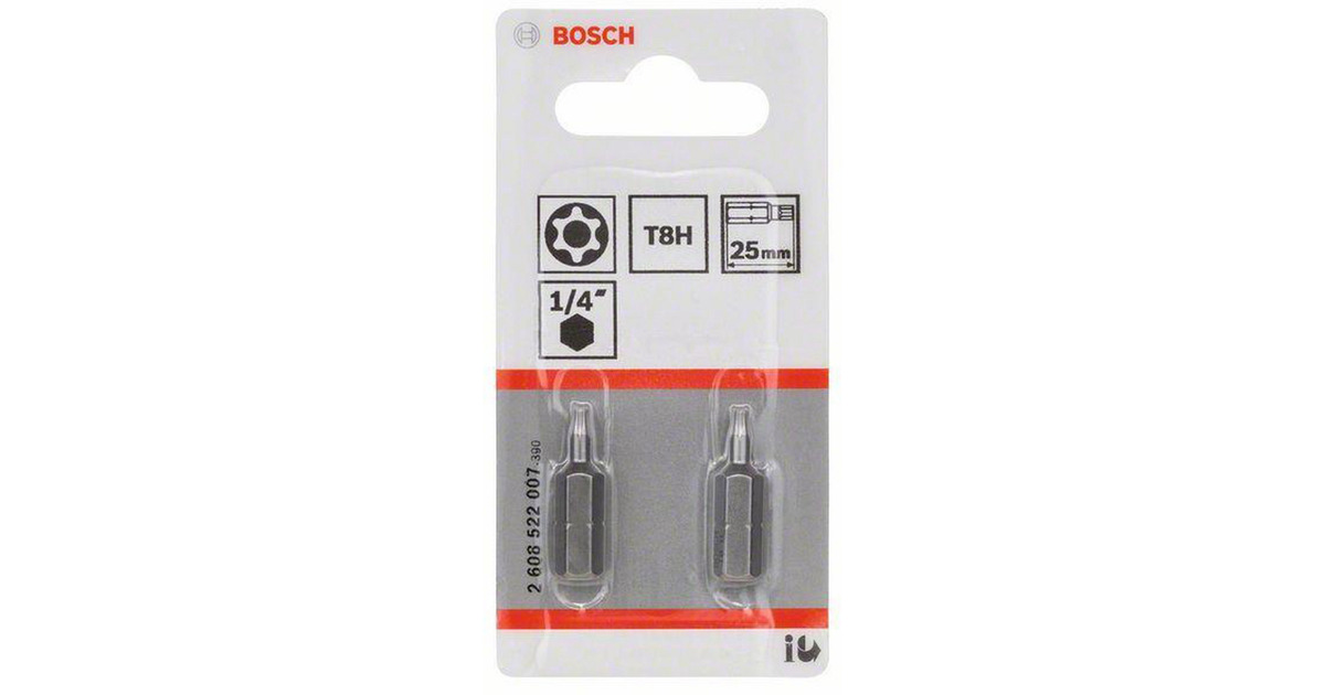 BoschT8H security torx bit  (2 stuks)