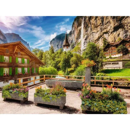 Ravensburger Puzzle Lauterbrunnen Gold