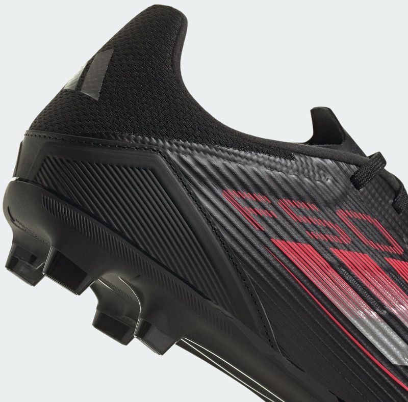 adidas - F50 LEAGUE FG/MG - Voetbalschoenen - Zwart - Kunststof