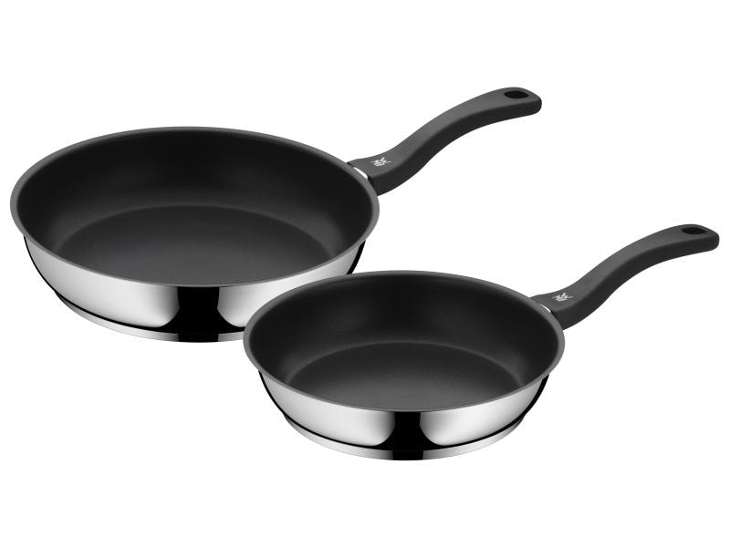 WMF Bratpfanne Devil 2-teilig Zwei Bratpfannen, Ø 24 und 28 cm, aus Edelstahl