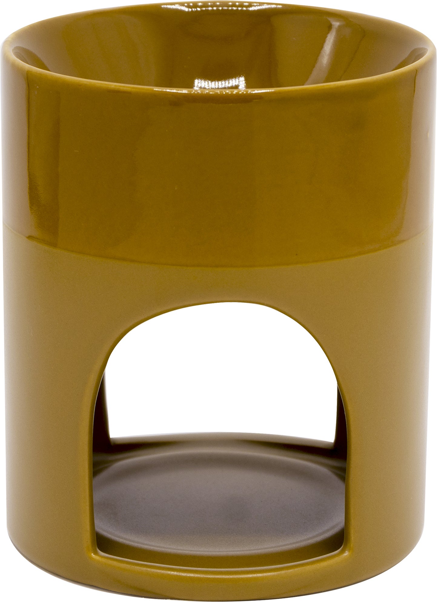 ScentChips geurbrander Pilar geel D 10 H 12 cm