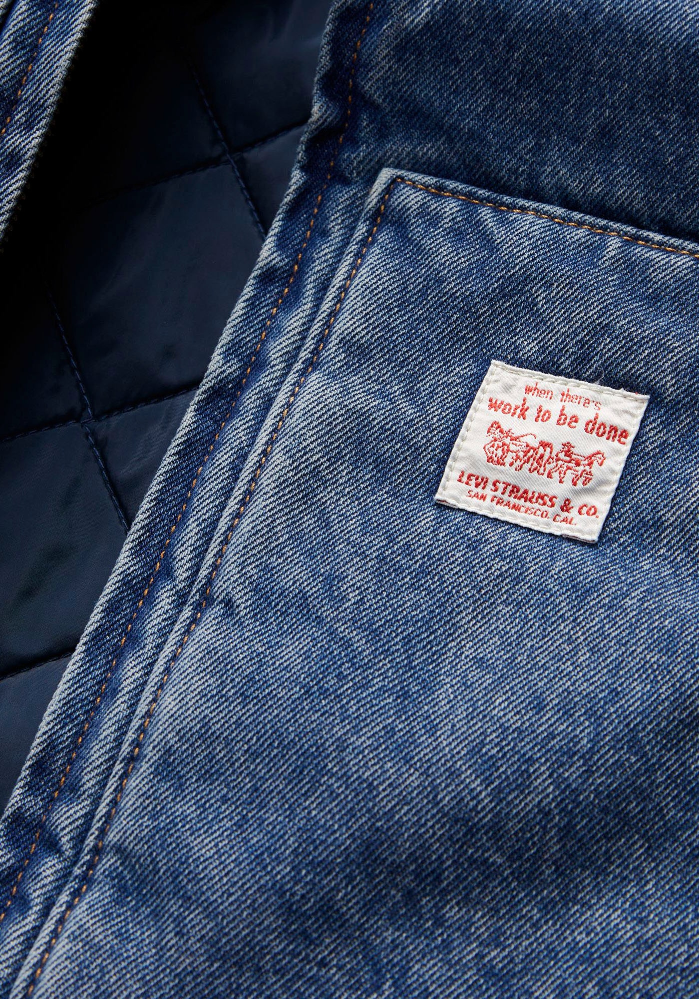 Levi's® Jeansweste »SANSOME«, mit Reissverschluss