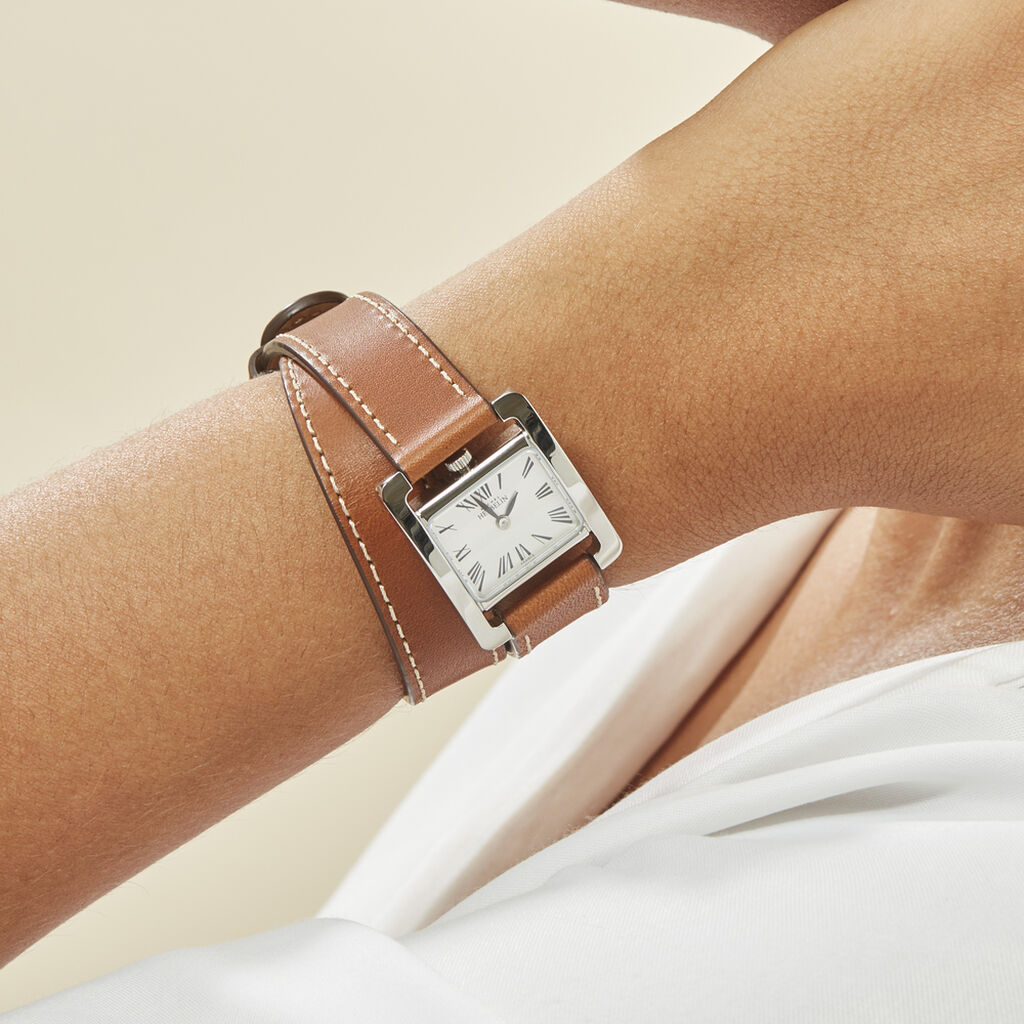 Montre Michel Herbelin 5em Avenue Blanc