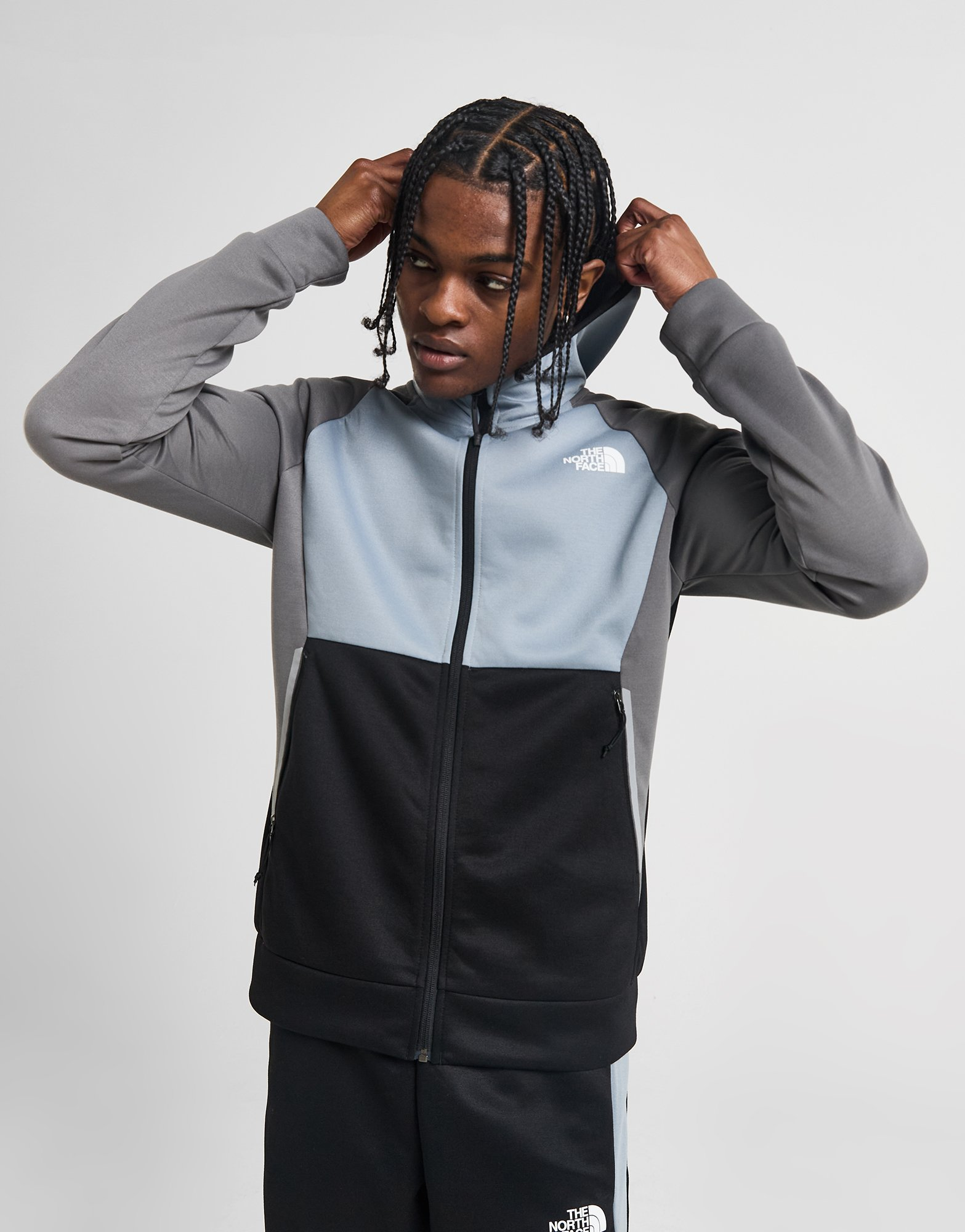 The North Face Sweat à Capuche Technique à Fermeture Eclair Homme