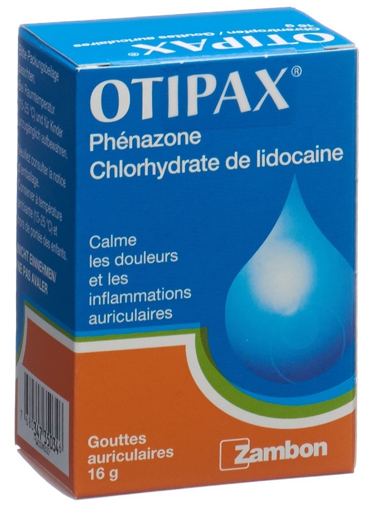 OTIPAX Gtt Auric Fl 16 g<br>16 g, Flasche, Ohrentropfen, Lösung