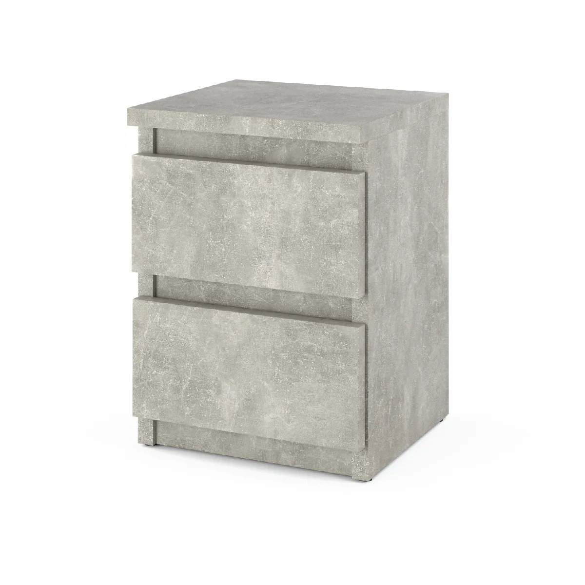 Table de chevet - Beton - 2 tiroirs