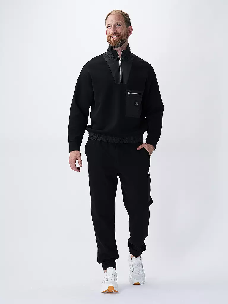 ARMANI EXCHANGE Troyer Sweater  schwarz