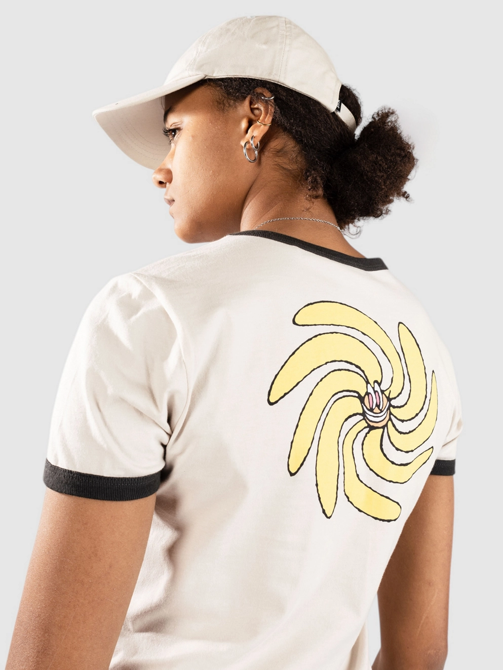 Element Yarnhill Ringer T-Shirt oat milk