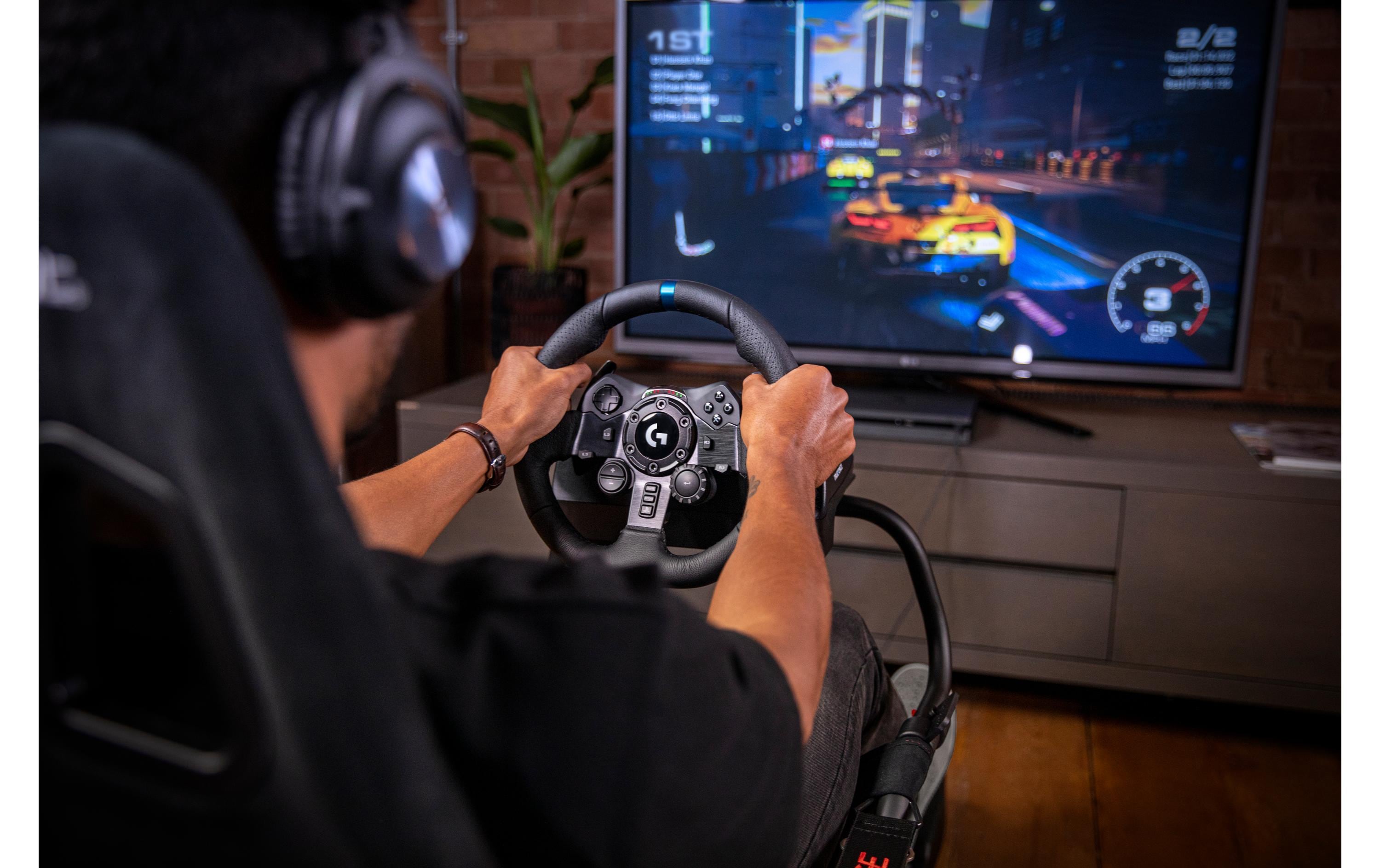Lenkrad G29 Driving Force PS5 / PS4 / PS3 / PC<br>Rennlenkrad und Pedale für PS5, PS4, PS3 und PC