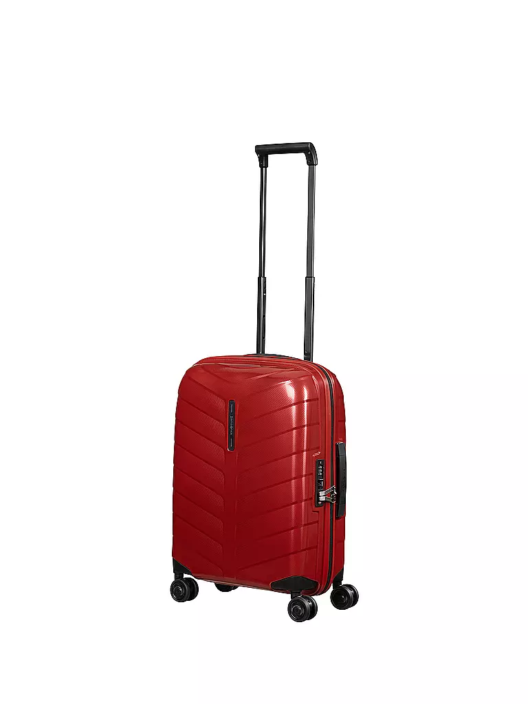 SAMSONITE Trolley ATTRIX SPINNER 55 erweiterbar Red rot