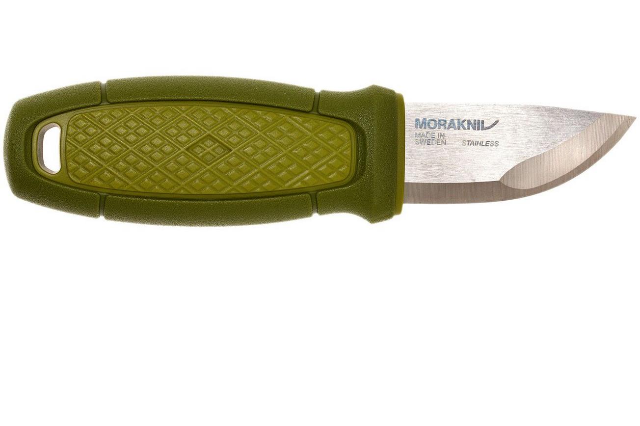 Mora Eldris Green 12633 nekmes met luxe schede en firesteel