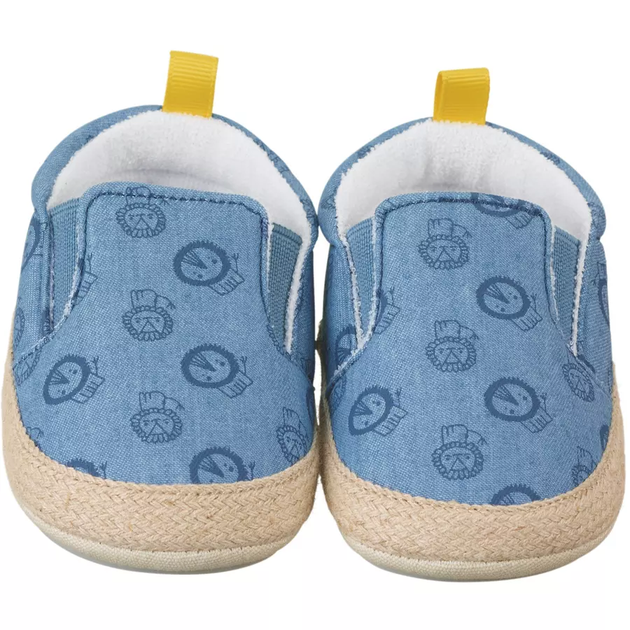 Sterntaler Baby-Schuh Löwe mittelblau