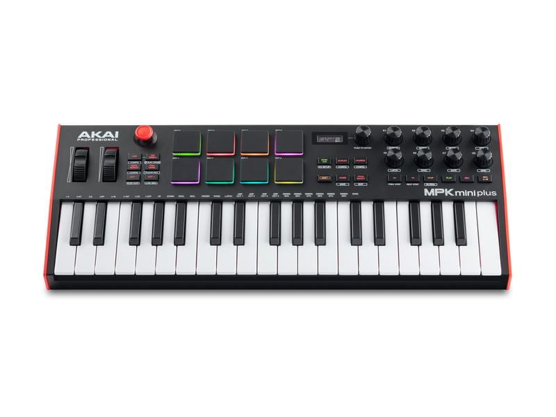 Akai Keyboard Controller MPK Mini Plus Controller für volle, kreative Kontrolle