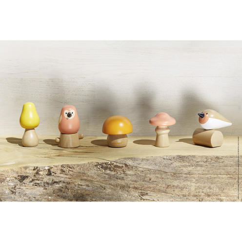 Oiseaux et champignons à visser - partenariat WWF® - JANOD