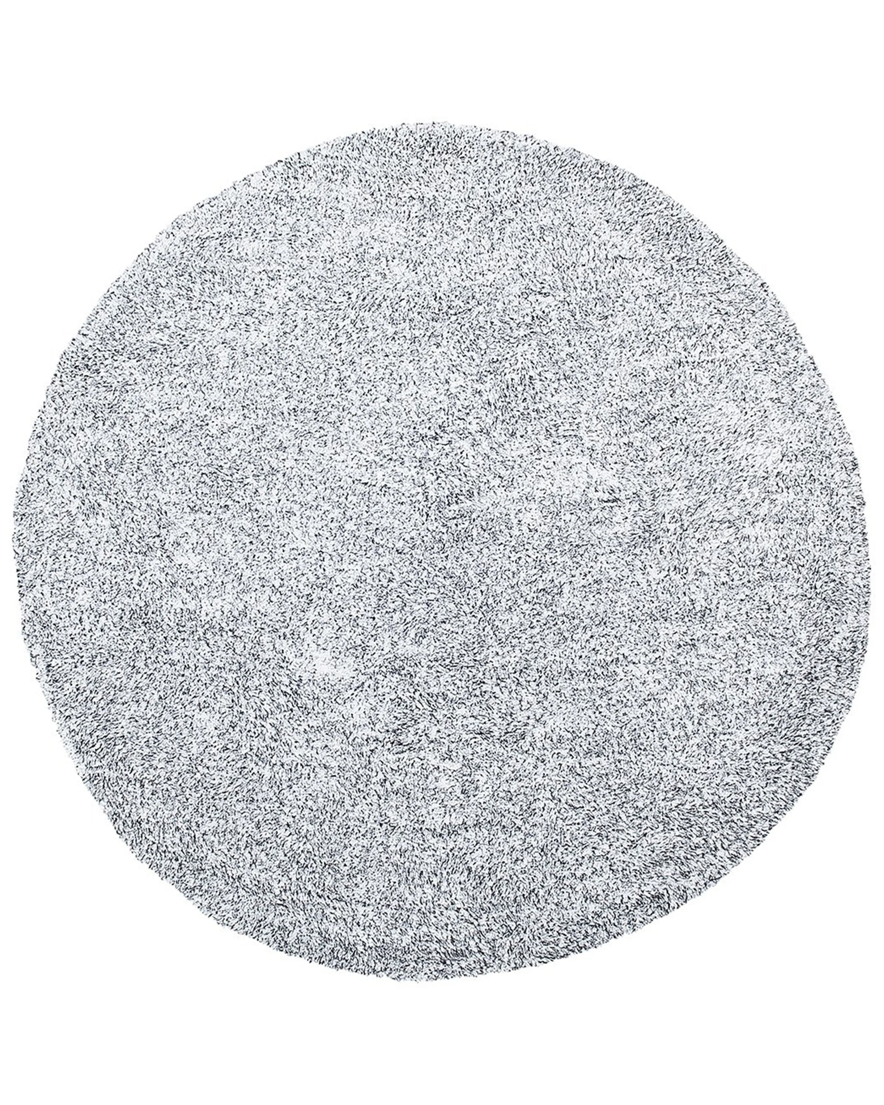 Hoogpoligvloerkleed DEMRE Grijs ø 140 cm