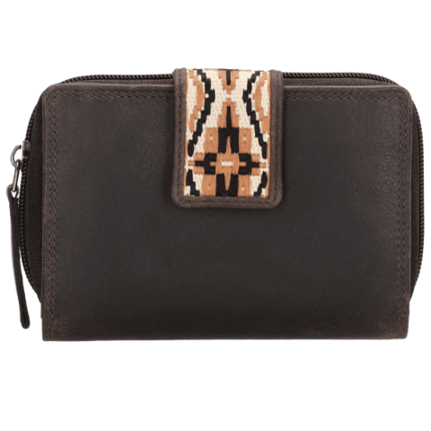 Micmacbags Next Navajo Portemonnee S Donkerbruin