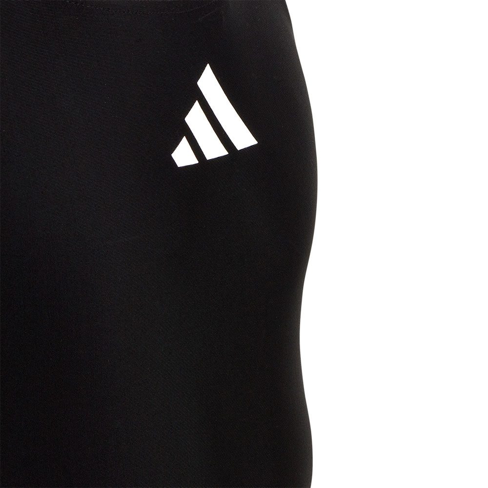 adidas Solid Small Logo Badeanzug Kinder black