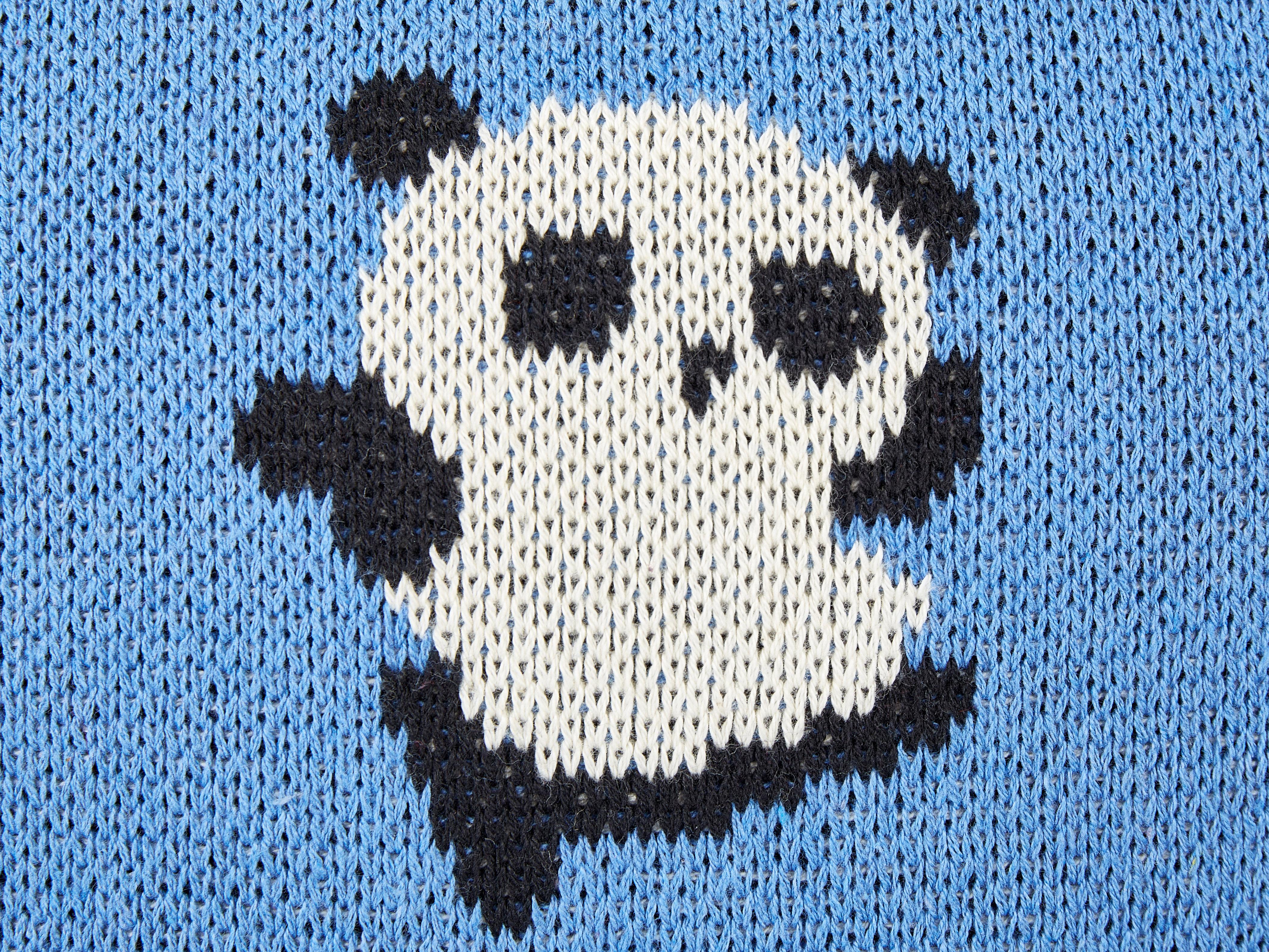 Set van 2 sierkussens TALOKAN Katoen 45 x 45 cm Blauw