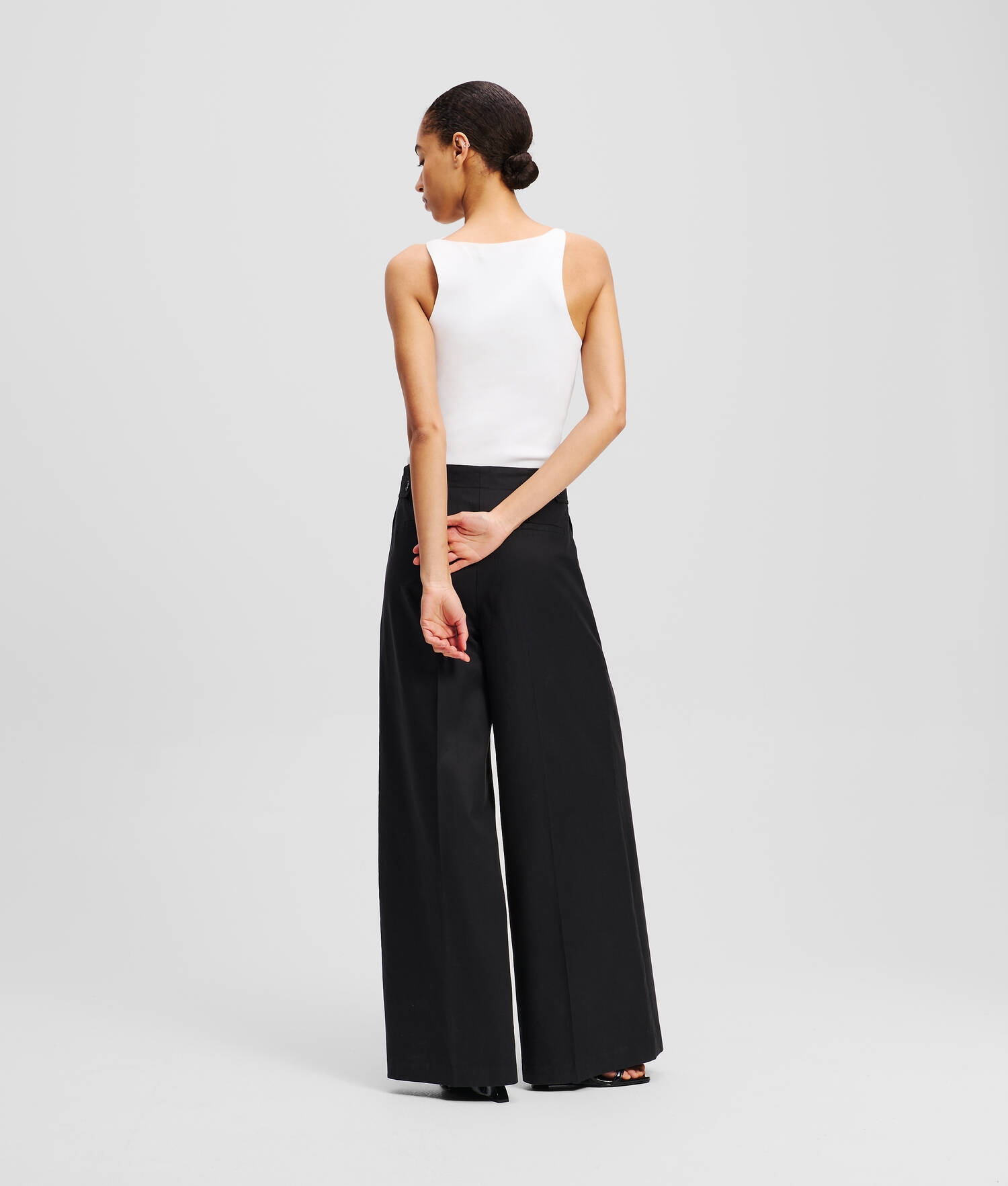 PANTALON ÉVASÉ CASUAL - Noir
