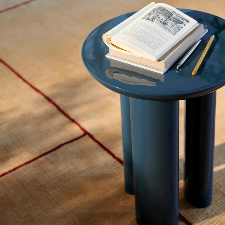 &Tradition - Tung Table JA3, Ø 38 x 48 cm, burgundy red