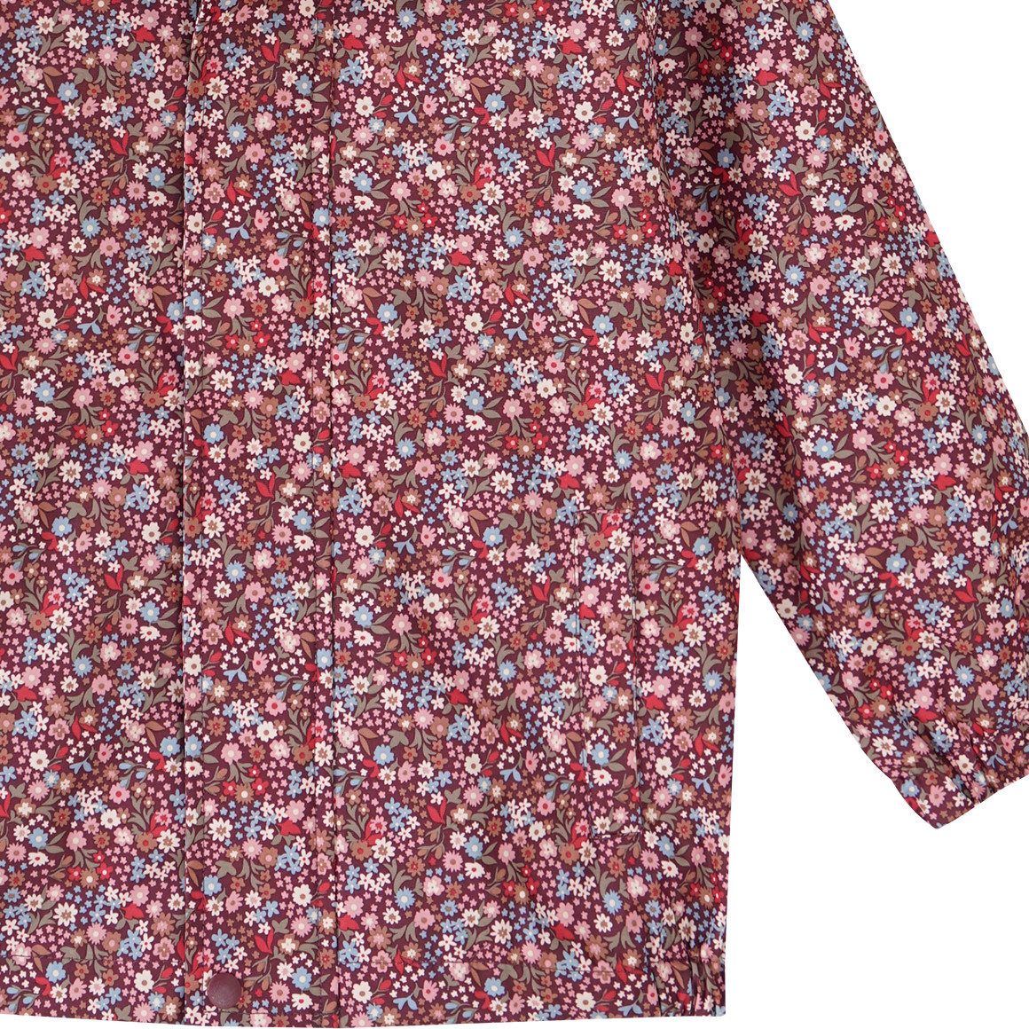 Topolino Pure Collection Mädchen Regenjacke im Millefleur-Design beere