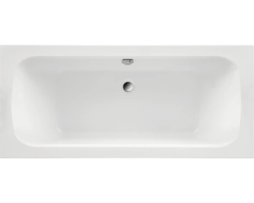 OTTOFOND Sakara bad, 75 x 170 cm, wit, glad, glanzend, 850301
