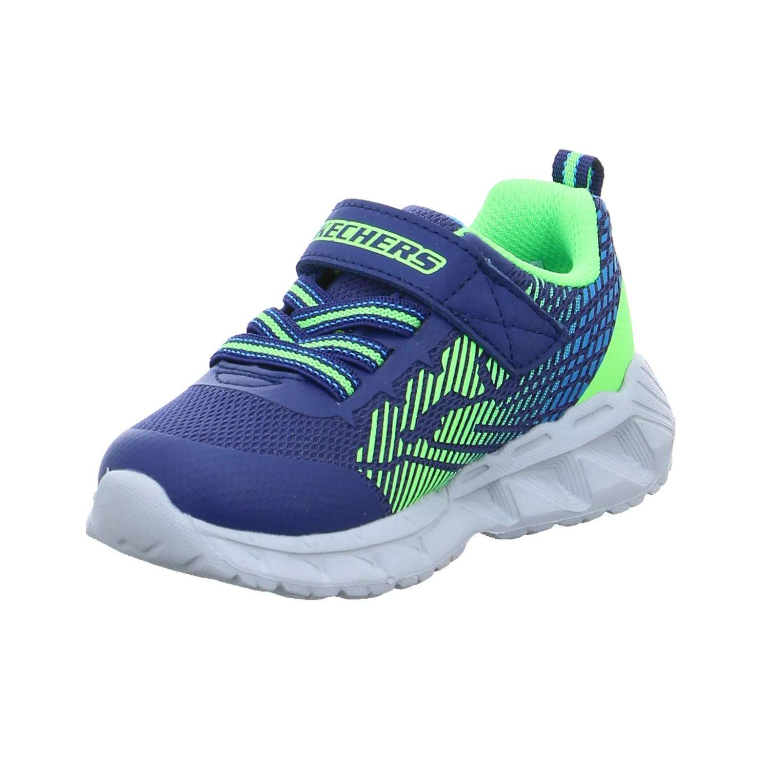 SKECHERS Baby-Sport-Bottine Blau Textil  Sneaker