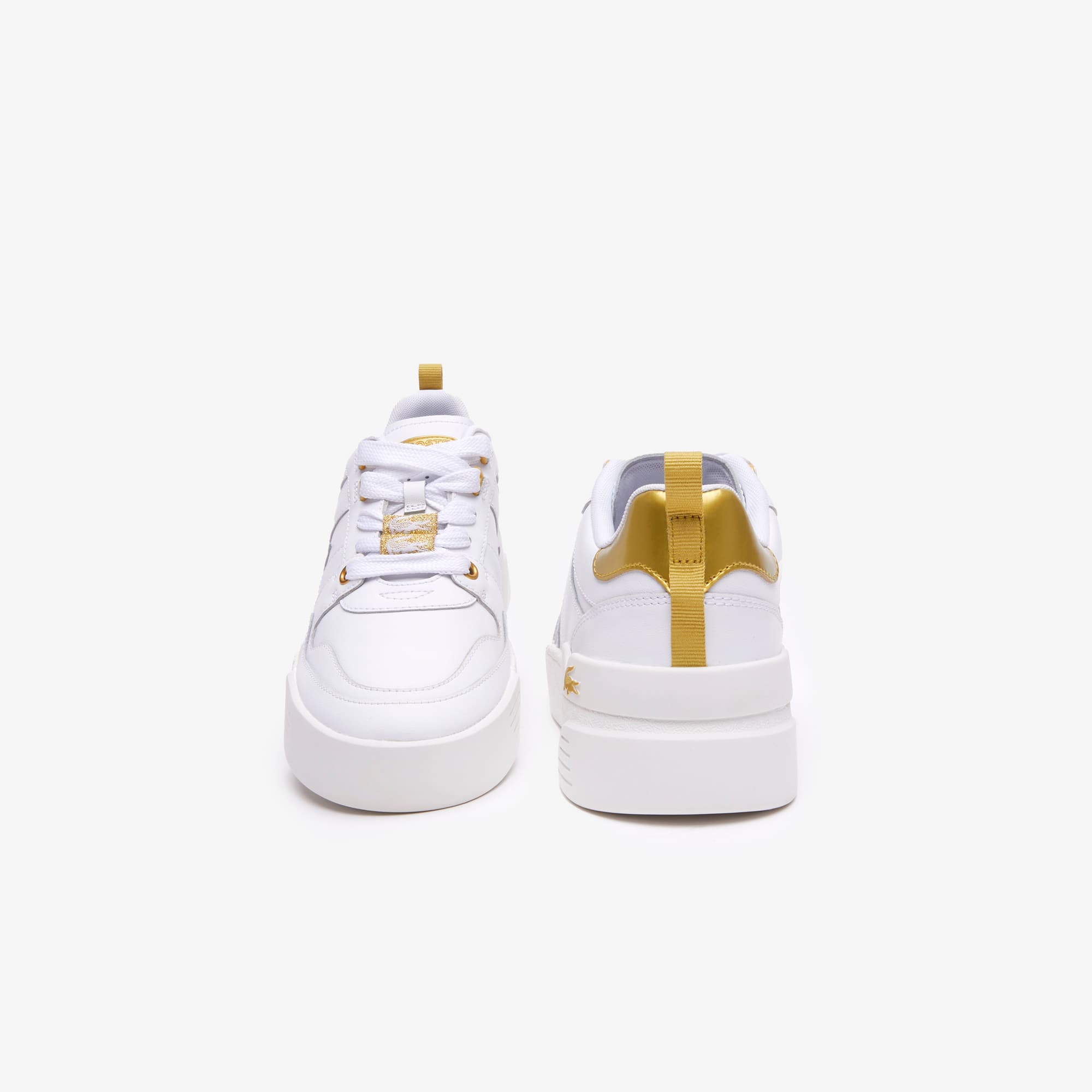 Sneakers L002 femme Lacoste en cuir Sneakers - Blanc - Lacoste - Femme
