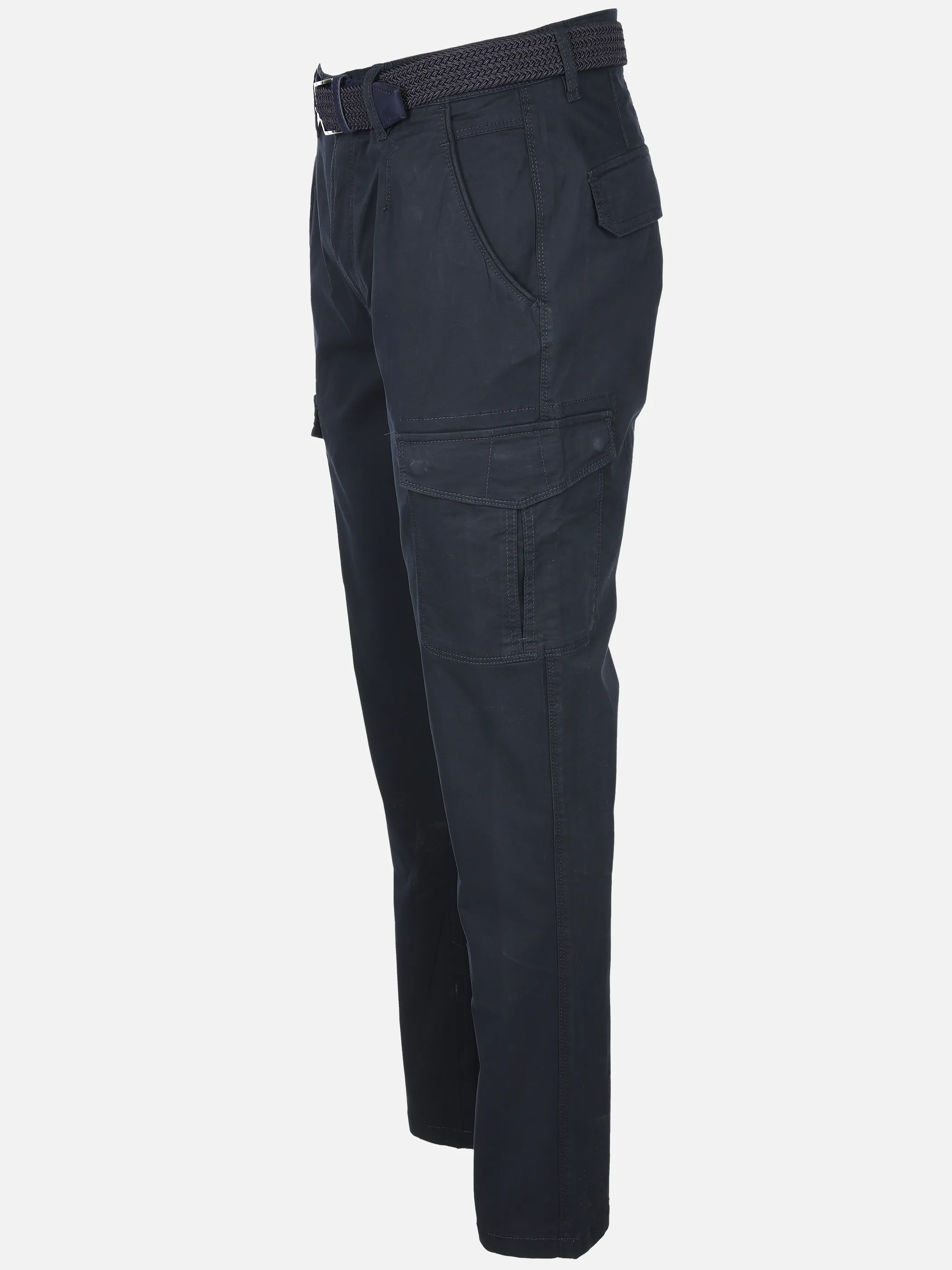 Herren Cargohose mit Flechtgürtel