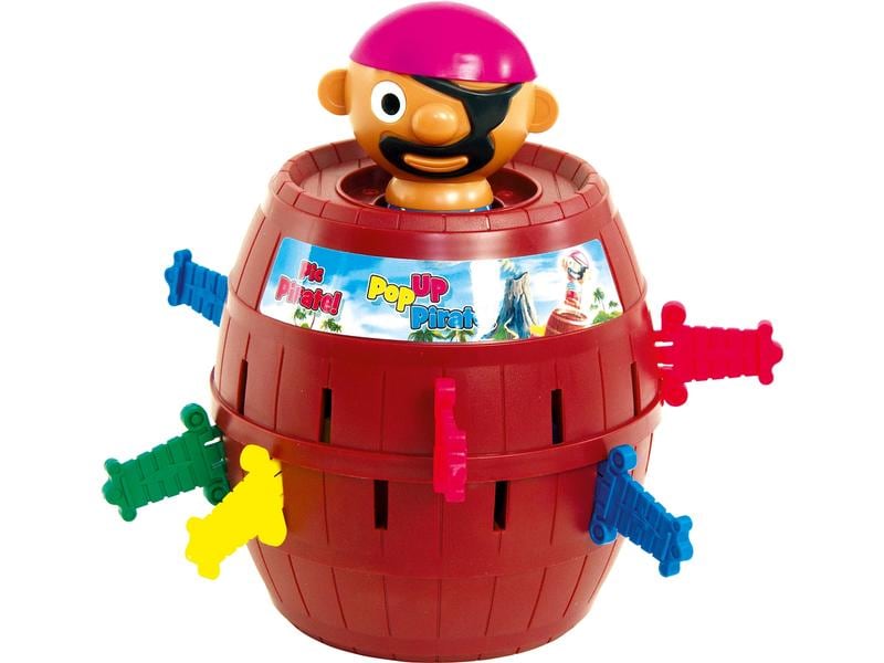 Tomy Pop Up Pirate! Witziges Steckspiel für Piraten-Fans
